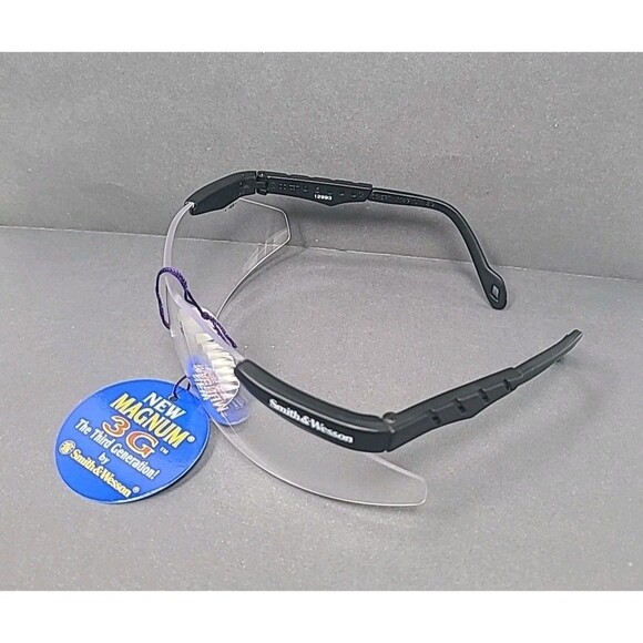 Smith & Wesson 12993 Magnum 3G, Safety Glasses Anti-Scratch, Clear Lens - Picture 2 of 4